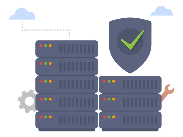 Big data developer analytics  Illustration