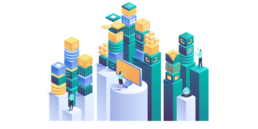 Big data flow processing  Illustration