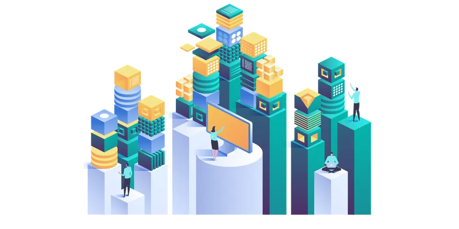 Big data flow processing  Illustration