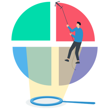 Big Data In Business Development  Illustration