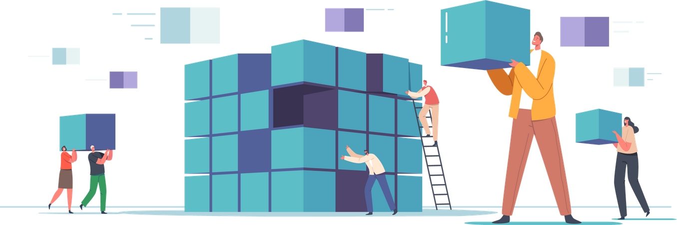 Big Database Storage Management  Illustration