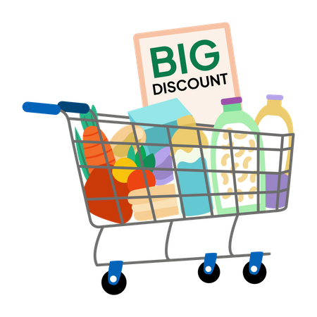 Big discount  Illustration