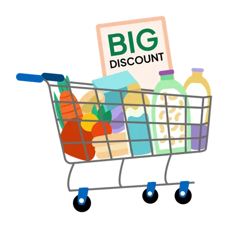 Big discount  Illustration