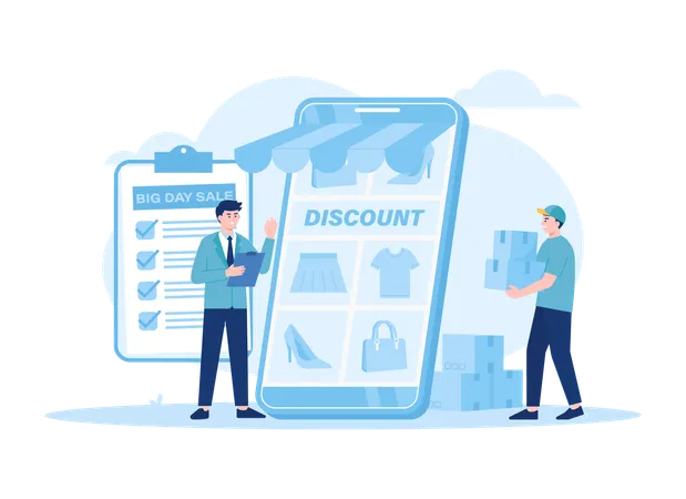 Big Discount Sale  Illustration