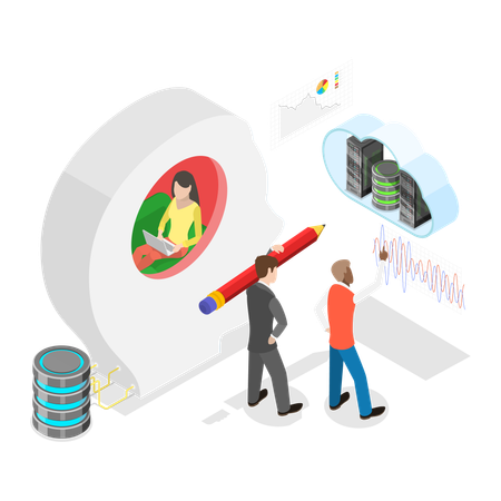 Big Financial Data  Illustration