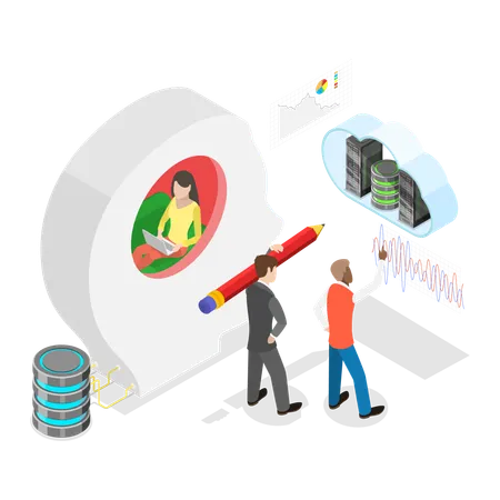 Big Financial Data  Illustration