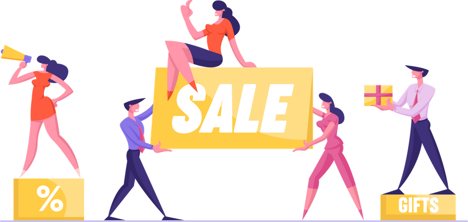 Big Sale  Illustration