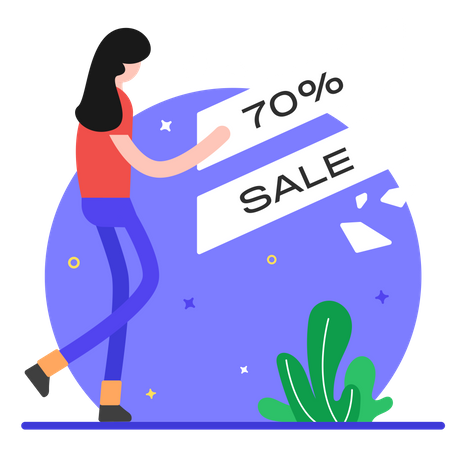 Big Sale  Illustration