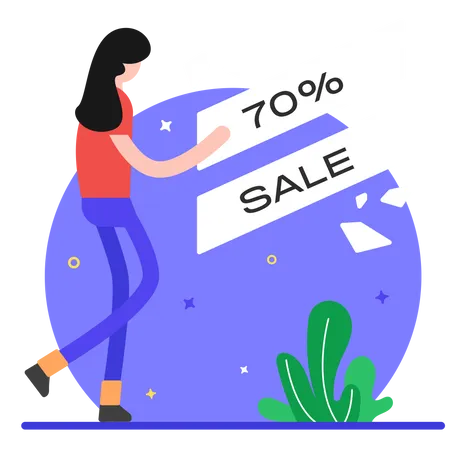 Big Sale  Illustration