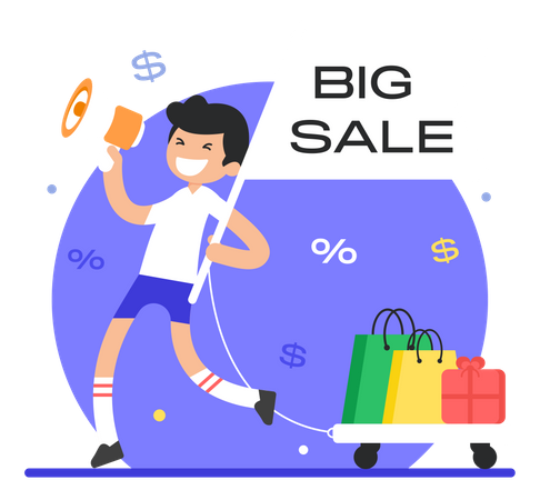 Big Sale  Illustration