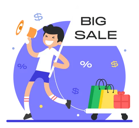 Big Sale  Illustration