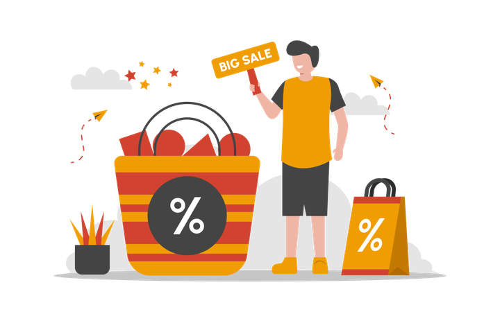 Big Sale  Illustration