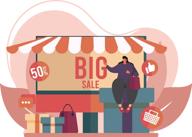 Big sale  Illustration