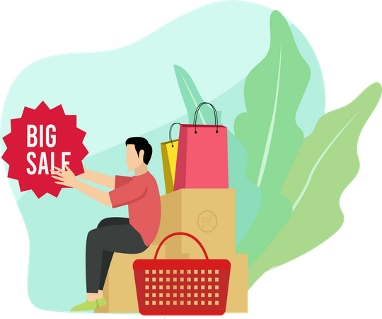 Big sale  Illustration