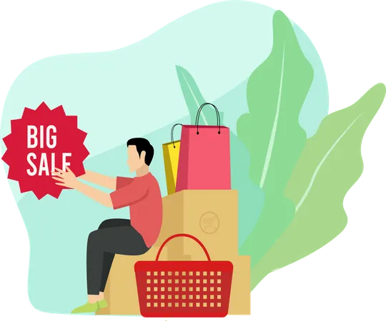 Big sale  Illustration