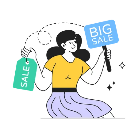 Big Sale  Illustration