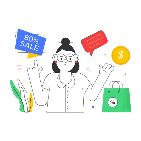 Big Sale  Illustration