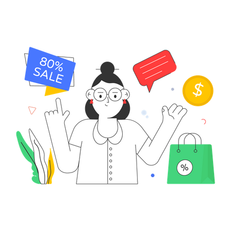 Big Sale  일러스트레이션