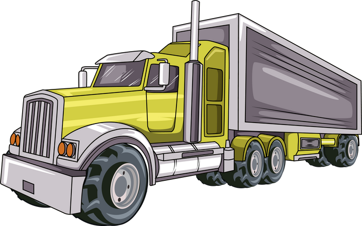 Big truck car  Illustration
