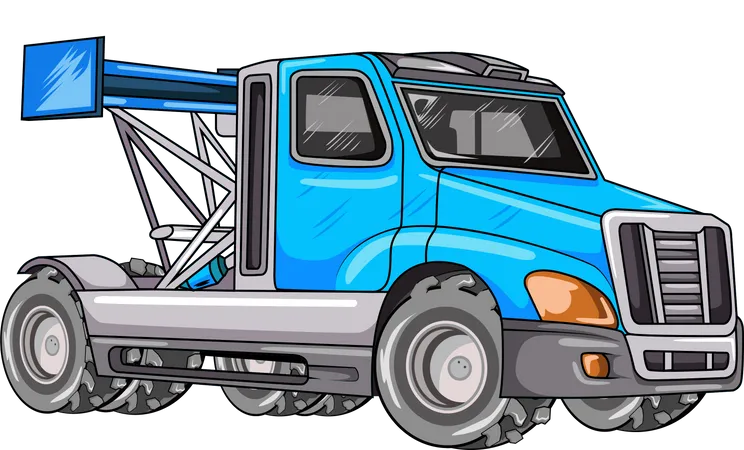 Big truck car  Illustration