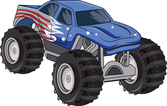 Big truck car  Illustration