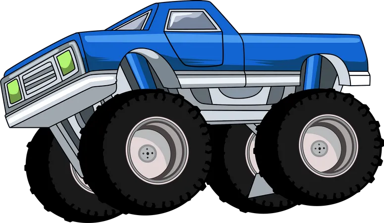 Bigfoot-Monstertruck  Illustration