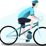 illustration for bike
