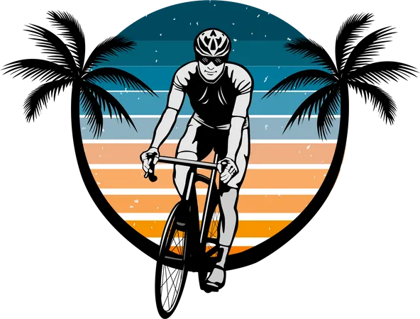 Biker  Illustration