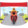 illustration for biker
