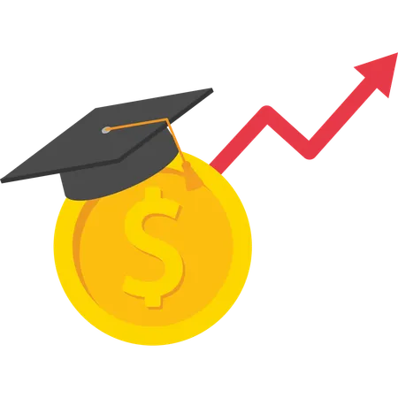 Bildung wird teurer  Illustration