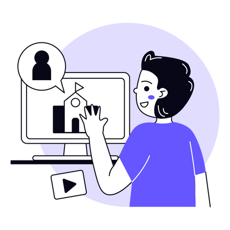 Bildungs-Webinar  Illustration