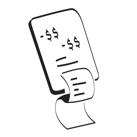 청구서  일러스트레이션