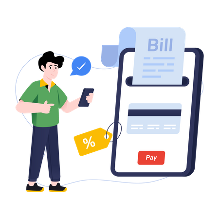 Bill Discount  Illustration