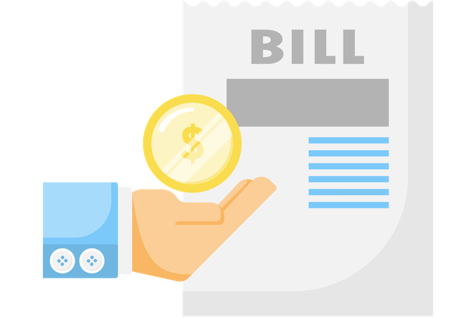 Bill invoice  Illustration