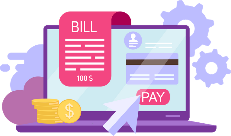 Bill pay  Illustration