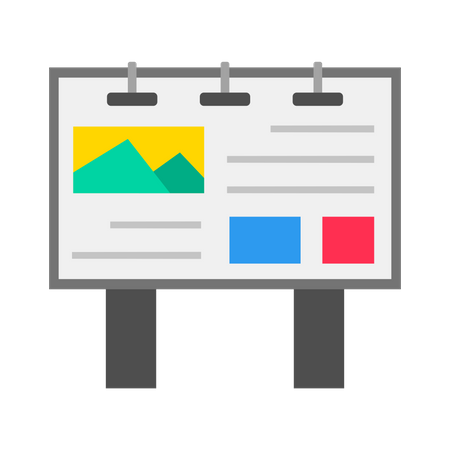 Billboard advertisement  Illustration