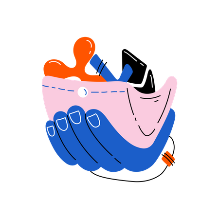 Billetera de criptomonedas  Ilustración