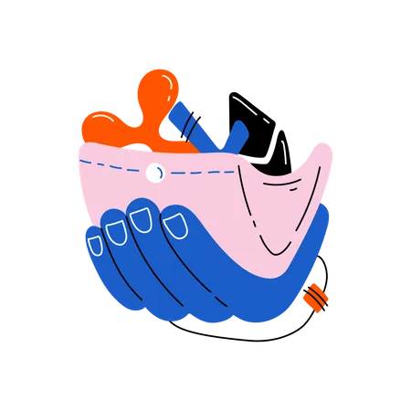 Billetera de criptomonedas  Ilustración