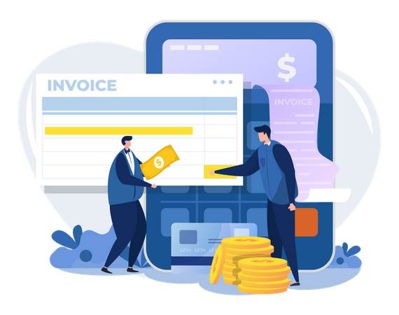 Billing management  Illustration