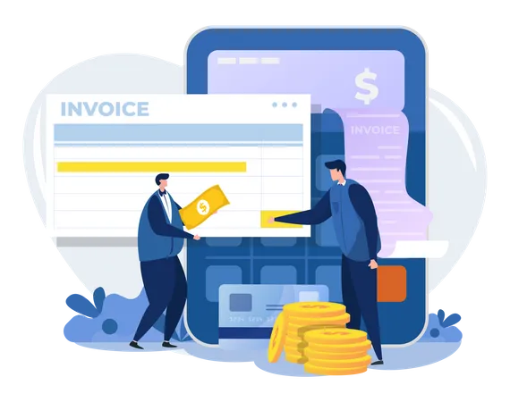 Billing management  Illustration