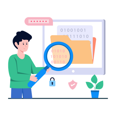 Binary Data Search  Illustration