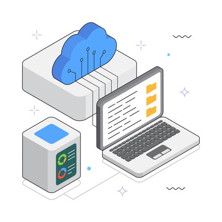 Binary Data Transfer  Illustration