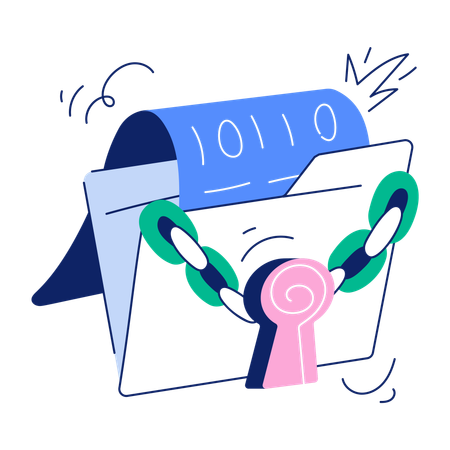 Binary Encryption  Illustration