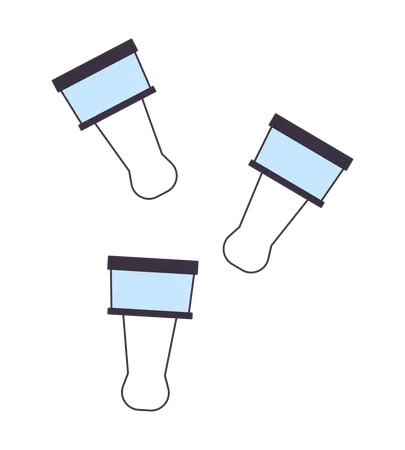 Binder clip  Illustration