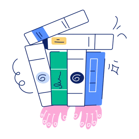 Binding files together  Illustration