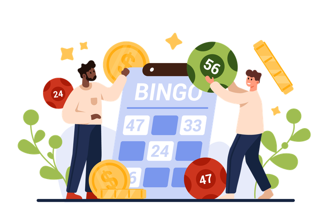 Bingo game  Illustration