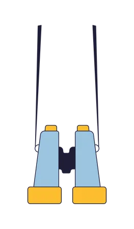 Binoculars  Illustration