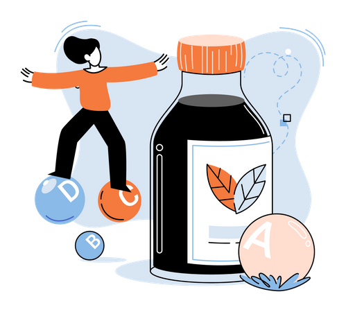 Bio-Vitamindrink  Illustration