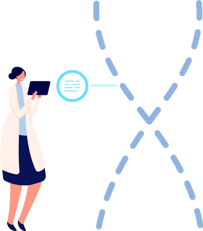 Biochemical laboratory. Colorful scientist, genetic dna research. Bacteria biological chemical medicine lab test vector set. Illustration research laboratory, science and biochemical testing  Illustration