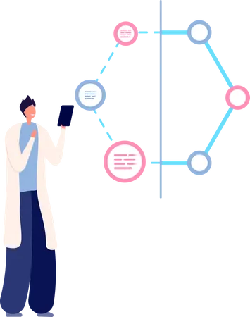 Biochemisches Labor  Illustration